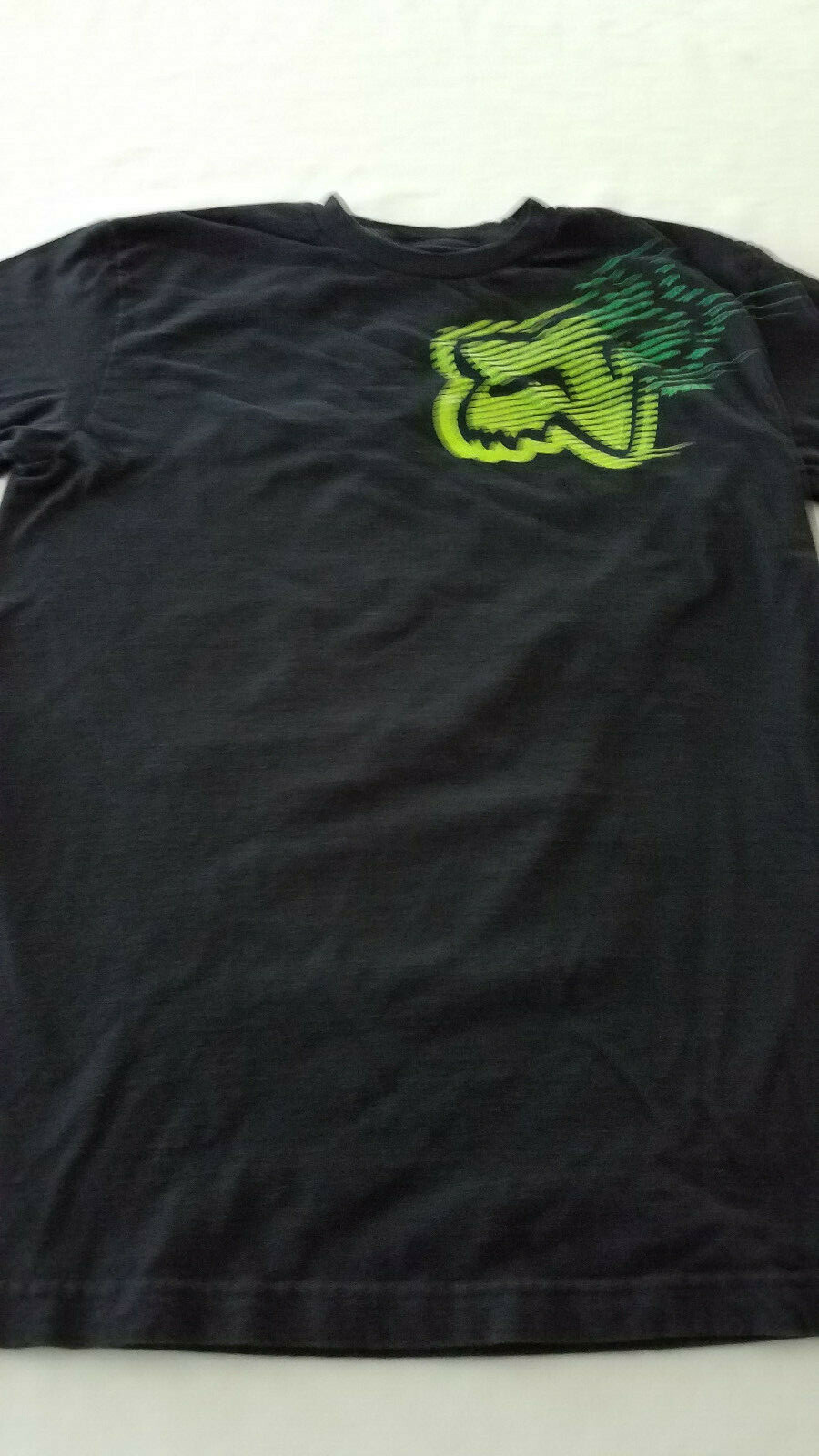 Fox Racing Mens TShirt Logo Graphic BLACK Regular Fit MEDIUM MOTORCROSS XGAMES