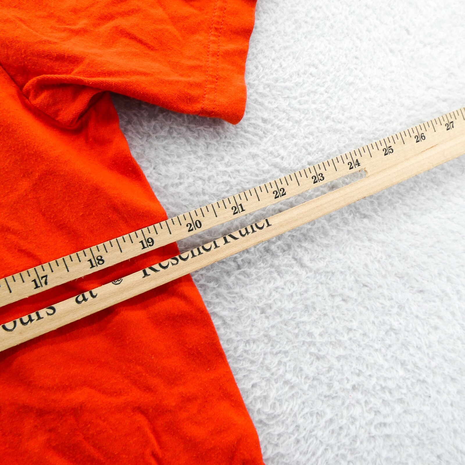 Nike Shirt Mens Medium Orange Regular Cotton Tee Beach Casual Summer Gym Sport