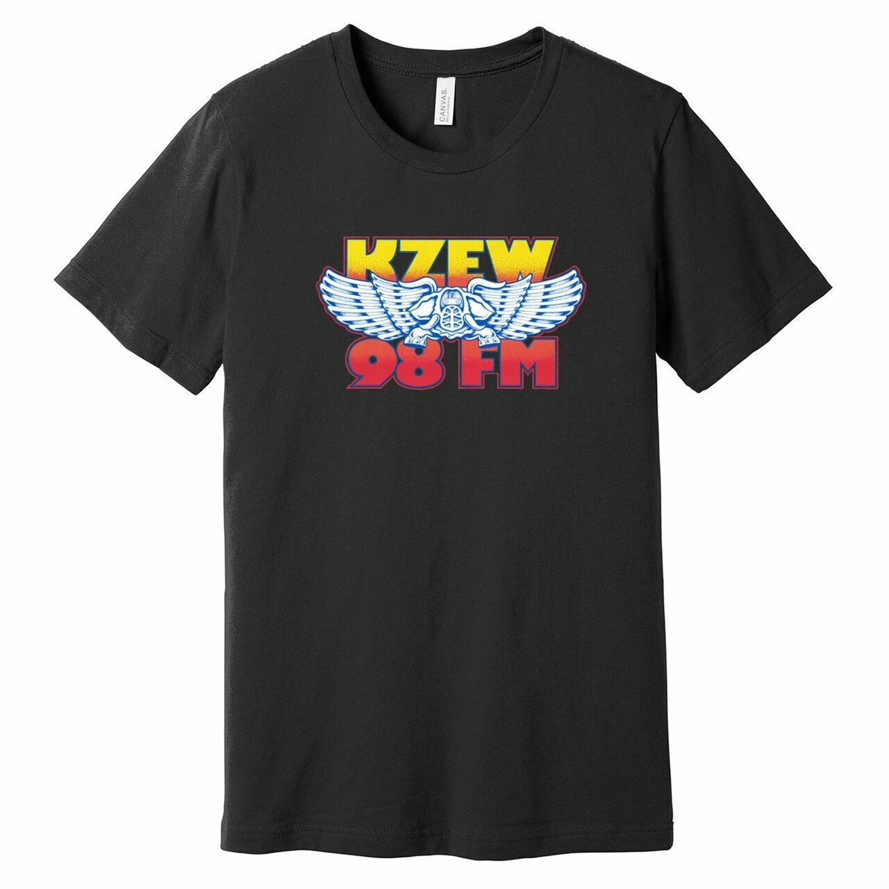 KZEW 98 FM Elephant – BLACK – Ringspun Cotton