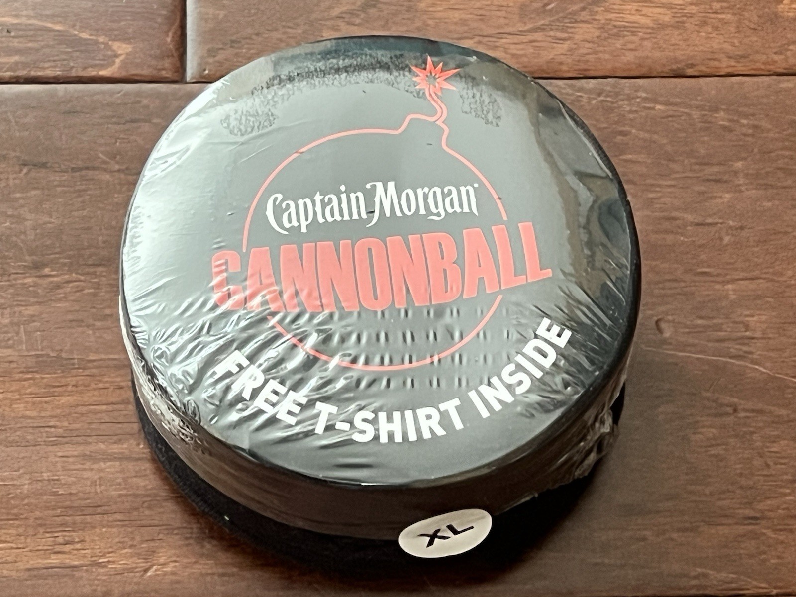 Captain Morgan Cannonball Run Rum Black Mens Women’s XL Promotional T Shirt