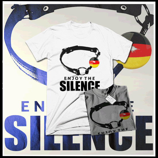 BDSM T-Shirt German Ball gag smut torture dominatrix femdom Sensory Deprivation