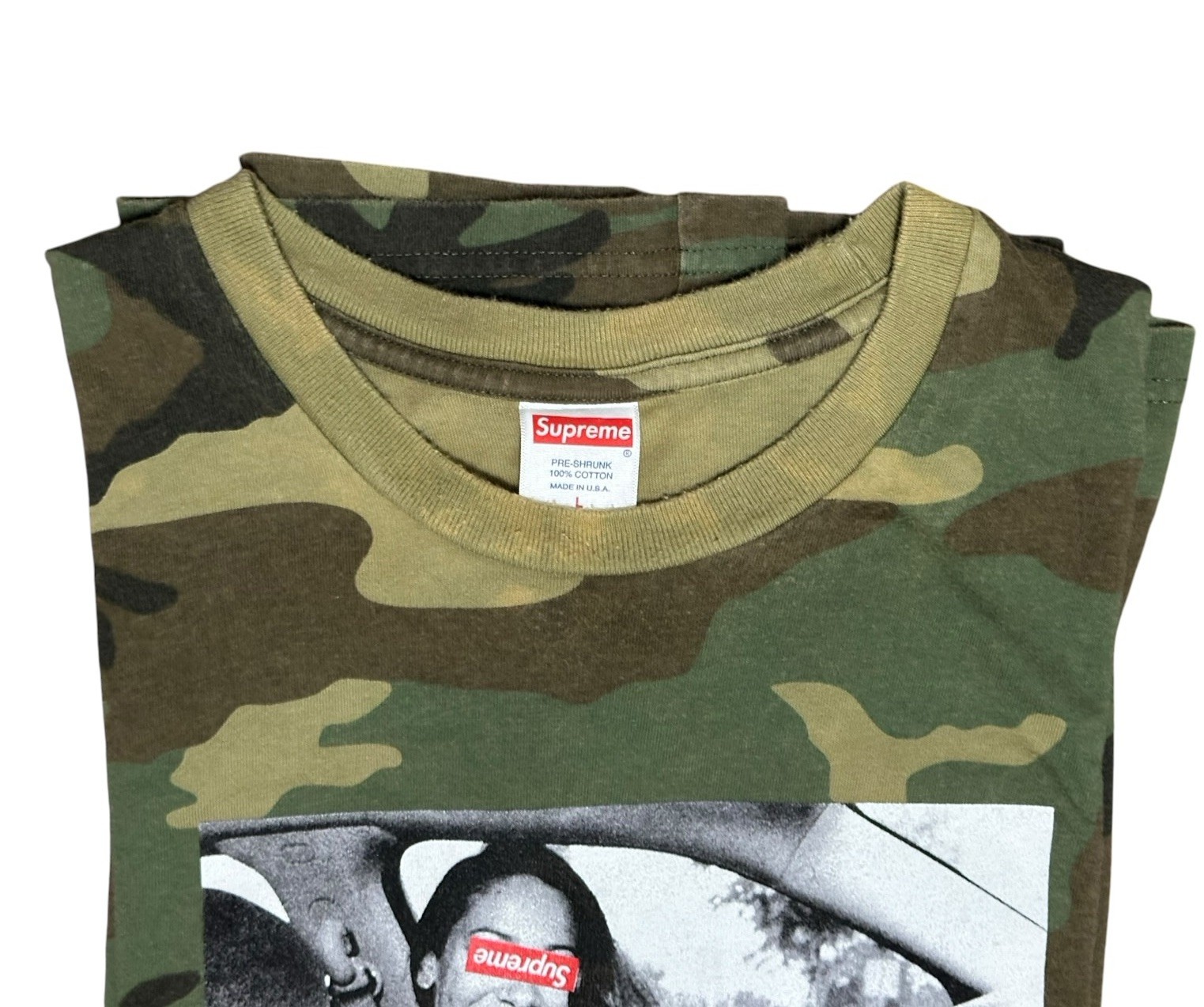 Supreme Camo T Shirt Large Police ICE Atmosphere Urine Skateboards Large