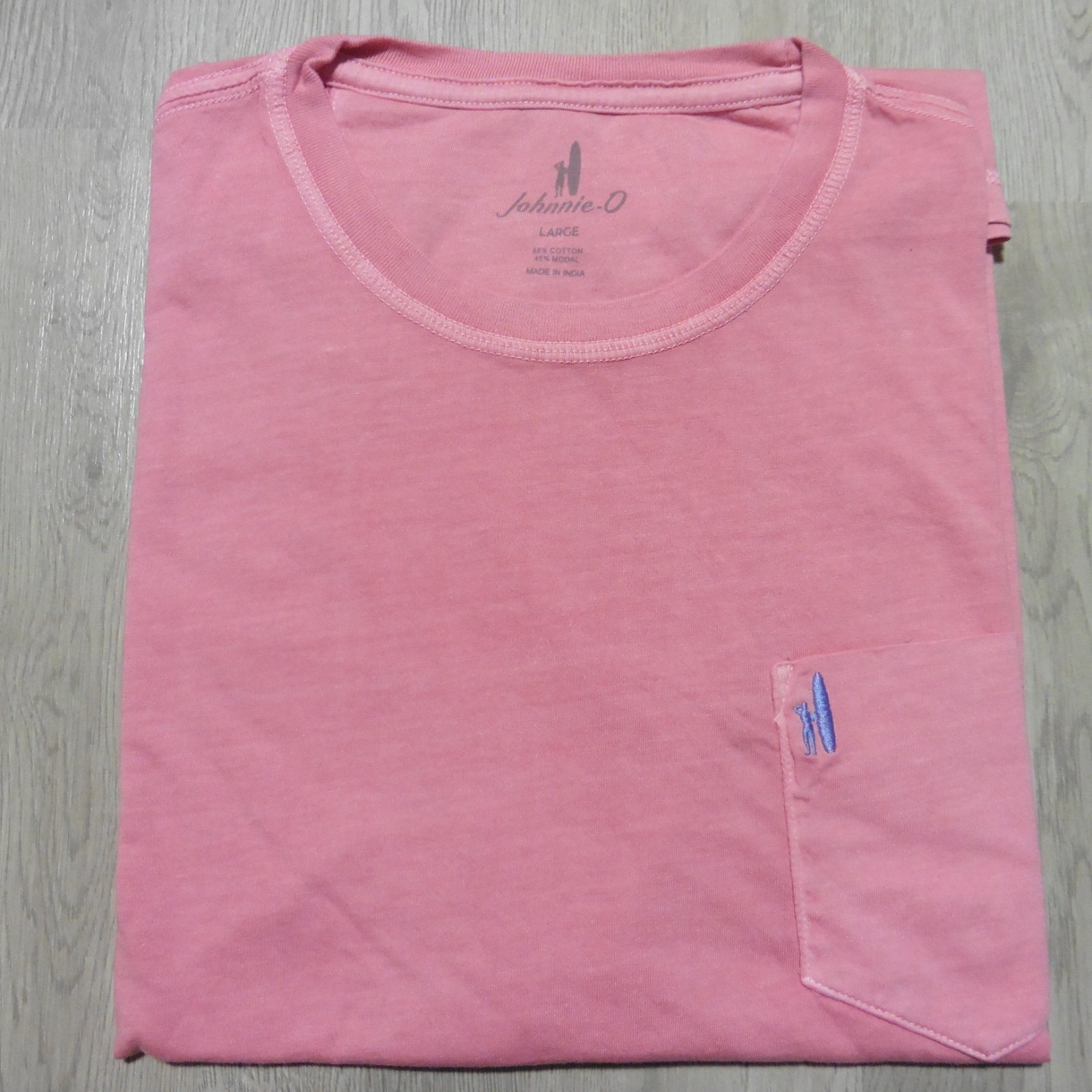 JOHNNIE-O Mens L XL T SHIRT DALE 2.0 SHORT SLEEVE GOLF TEE NAVY MALIBLU BANDANA