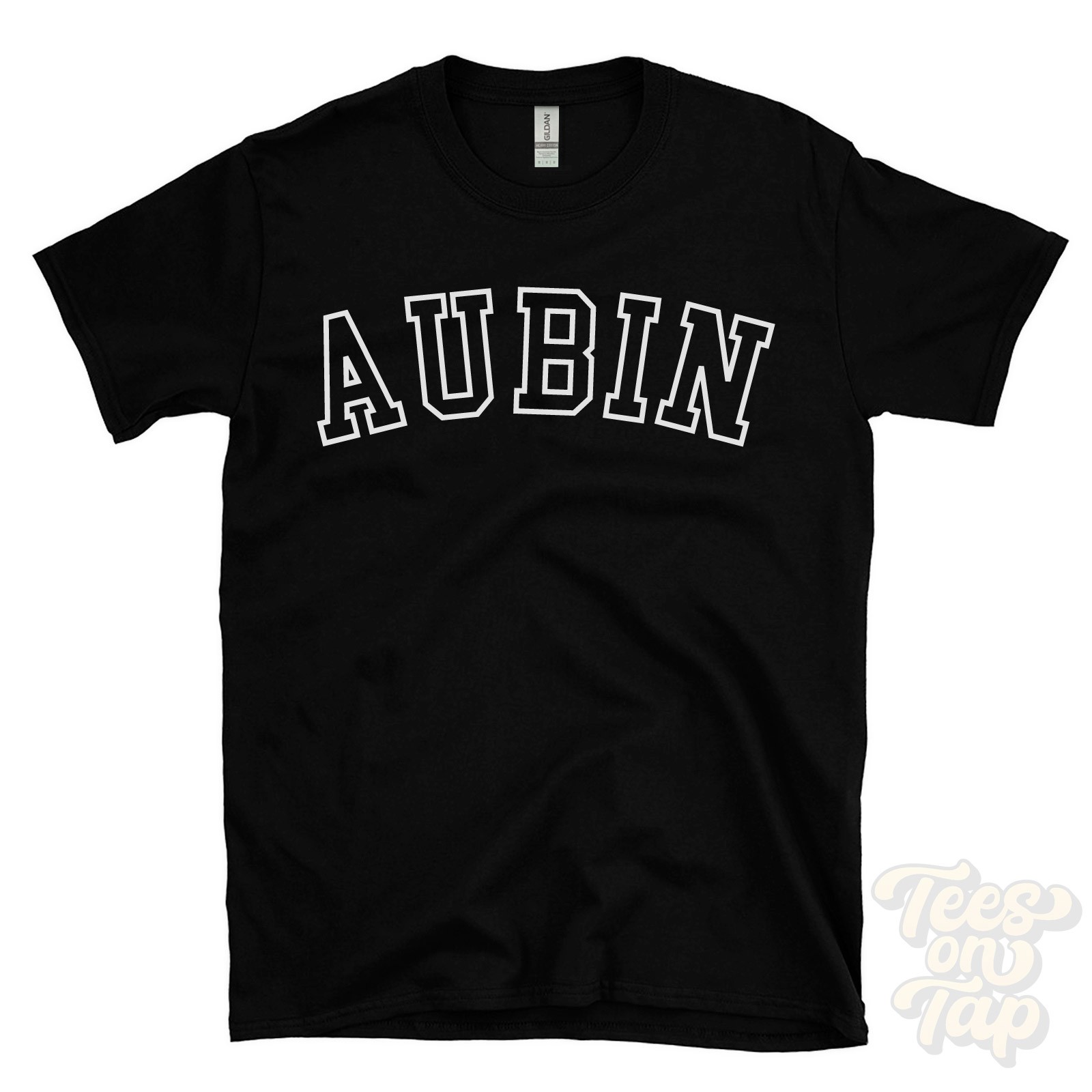 AUBIN T-SHIRT RETRO VARSITY STYLE louisiana east baton rouge