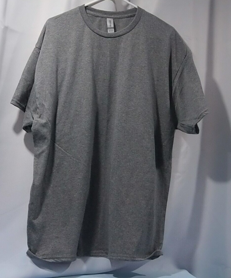 BRAND NEW NEVER WORN GRAPHITE HEATHER T -SHIRT 100% PRE-SHRUNK COTTON
