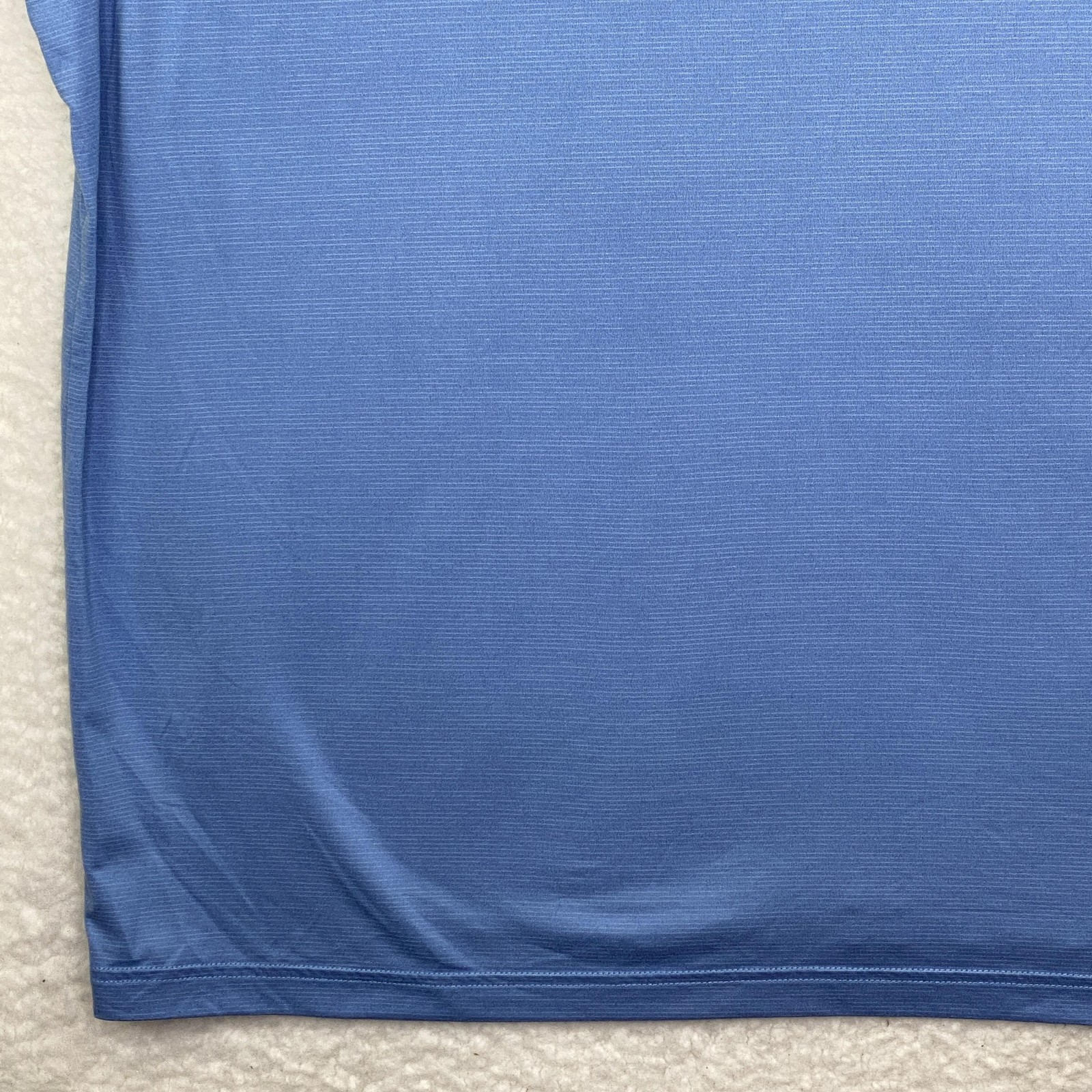 Speedo Shirt Mens 2XL Blue Tagless UV Protection Crew Neck Polyester Spandex