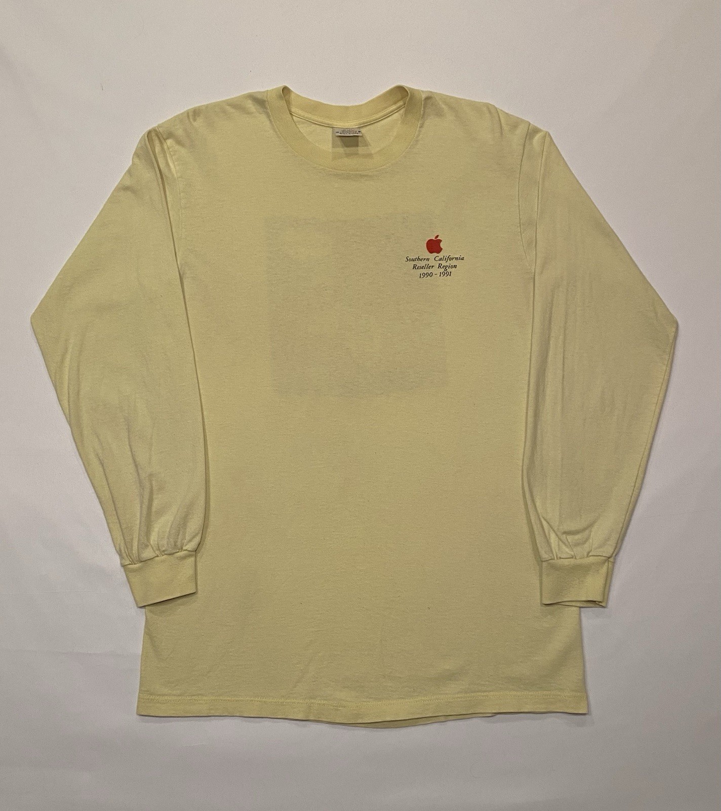Vintage 1991 Apple Macintosh OS 7.0 SoCal Promo Long-Sleeve T-Shirt Size Large