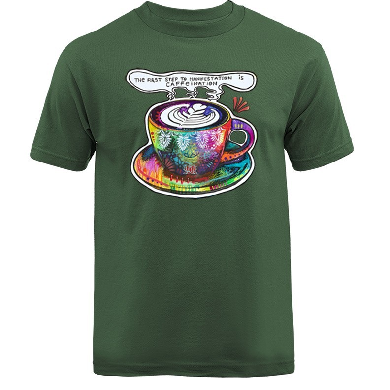 Caffeination Funny Joke Humor Humorous Coffee T-shirt