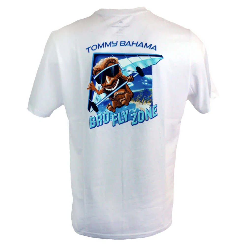 TOMMY BAHAMA White Bro Fly Zone T-Shirt NEW XL