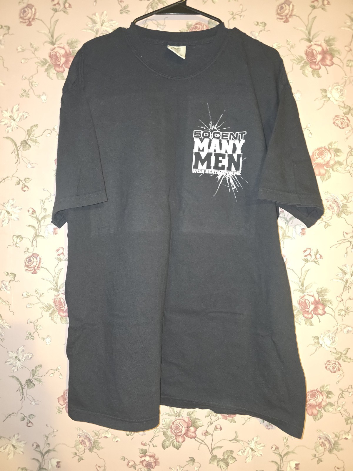 Original 50 Cent Many Men T Shirt Gangster Rap Hip Hop Sz XL Limited Edition