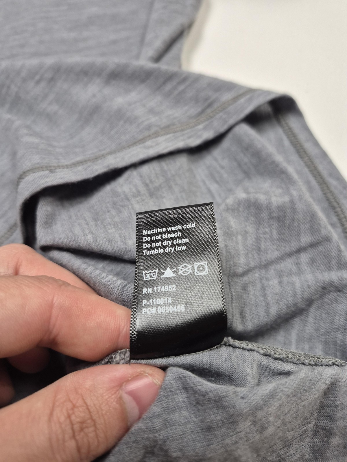 Proof 72 Hour Shirt Men’s Medium Gray Merino Wool Nylon Crewneck Tee Huckberry