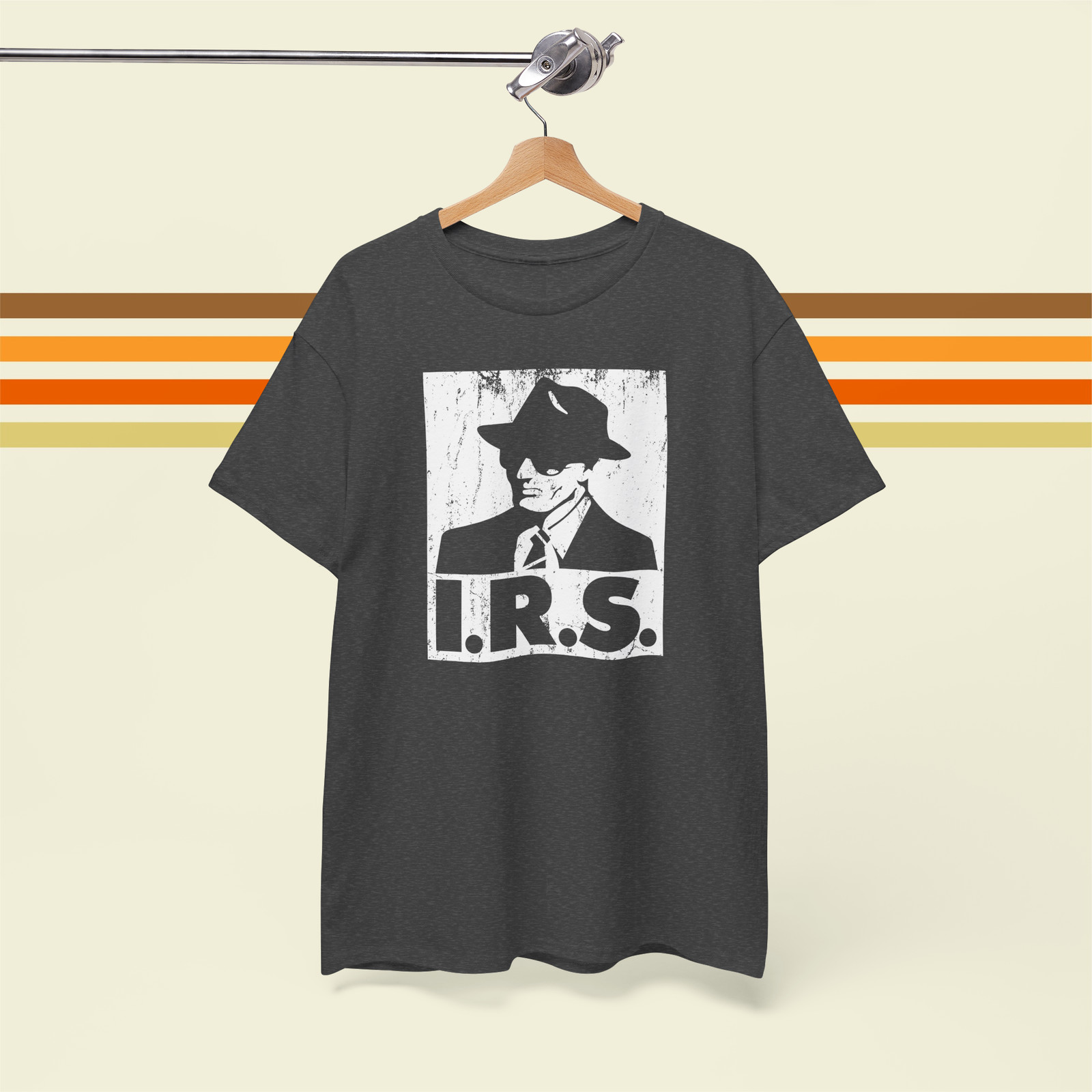 IRS Records Vintage 80’s Vinyl Record Label Premium Unisex T-Shirt