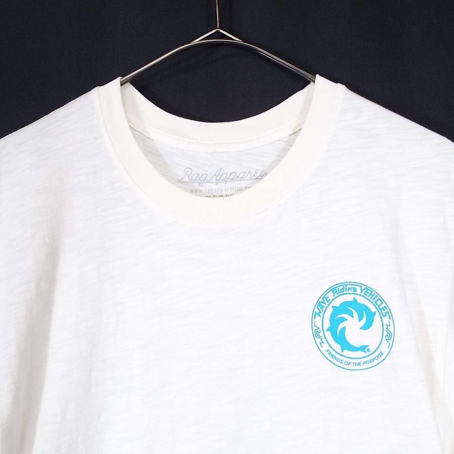 Ragapparel Wave Riding Vehicles Surfboard Logo T-Shirt Ivory US M Short Sleeve