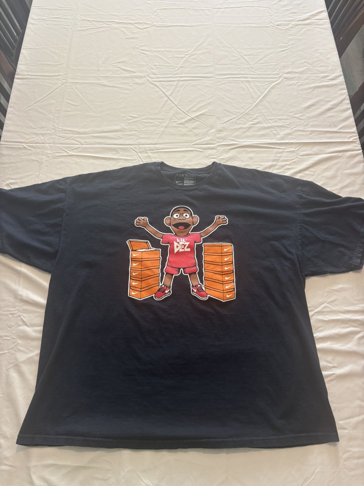 Nike Air Jordan Lil Dez Sneakerhead Puppet Commercial Lebron Kobe Black to 3XL