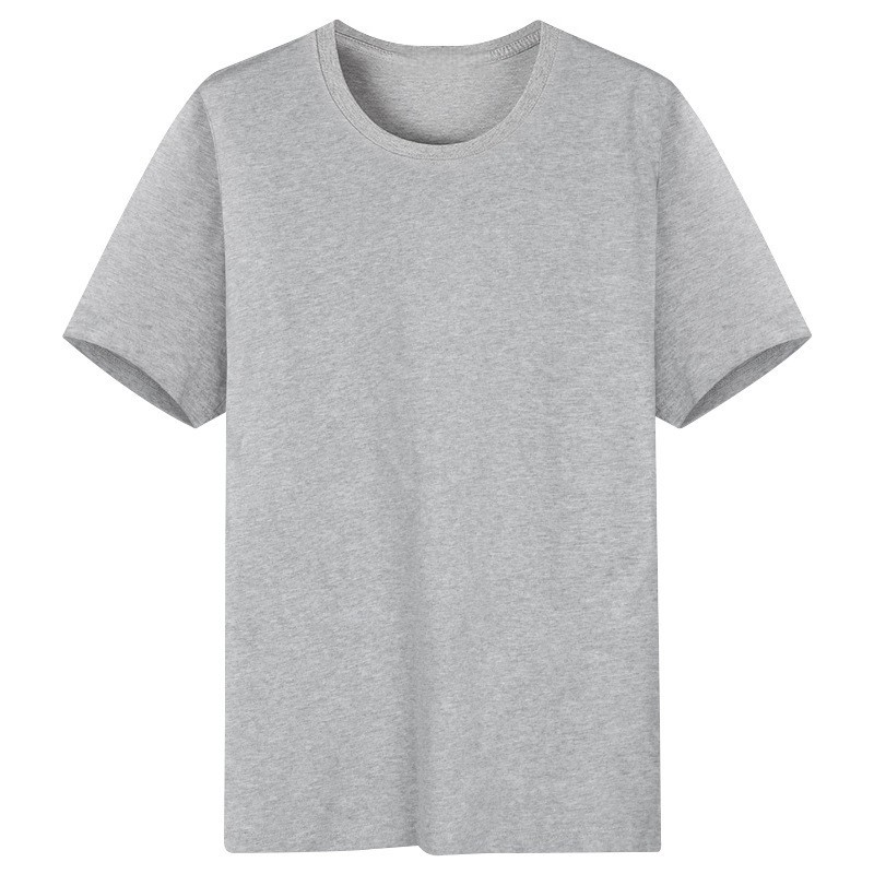 New Universal Men’s Polyester Fiber Plain Crew Neck Short Sleeves T-Shirt M-5XL
