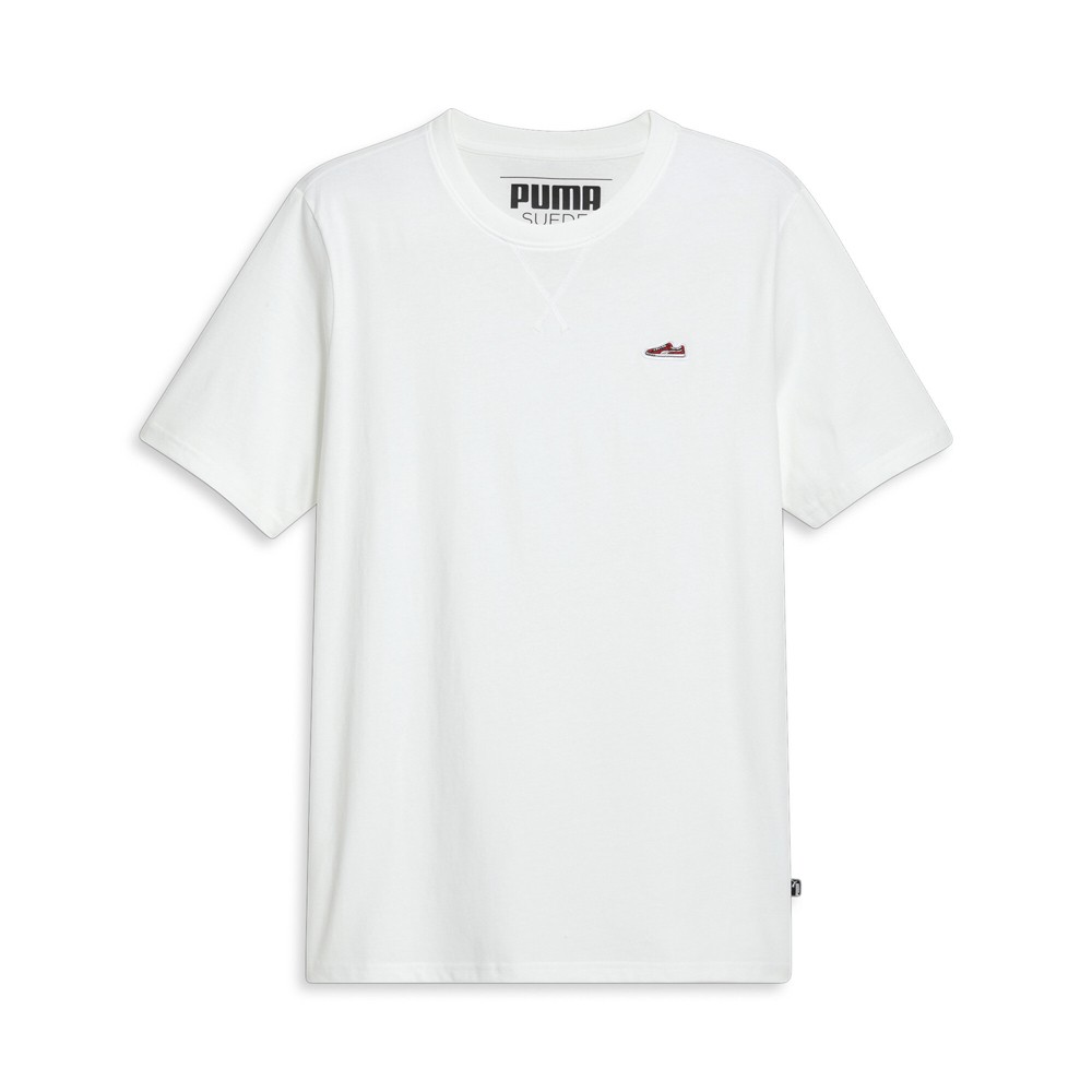 PUMA Suede 2.0 Crew Neck Short Sleeve T-Shirt Mens Size S Casual Tops 62220402