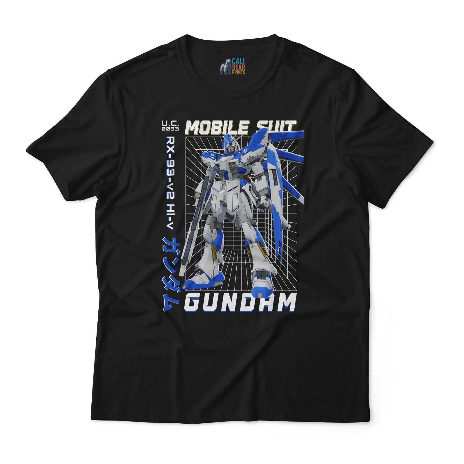 RX-93-v2 Hi-ν Gundam Mecha Anime Graphic Tee – Mobile Suit Gundam