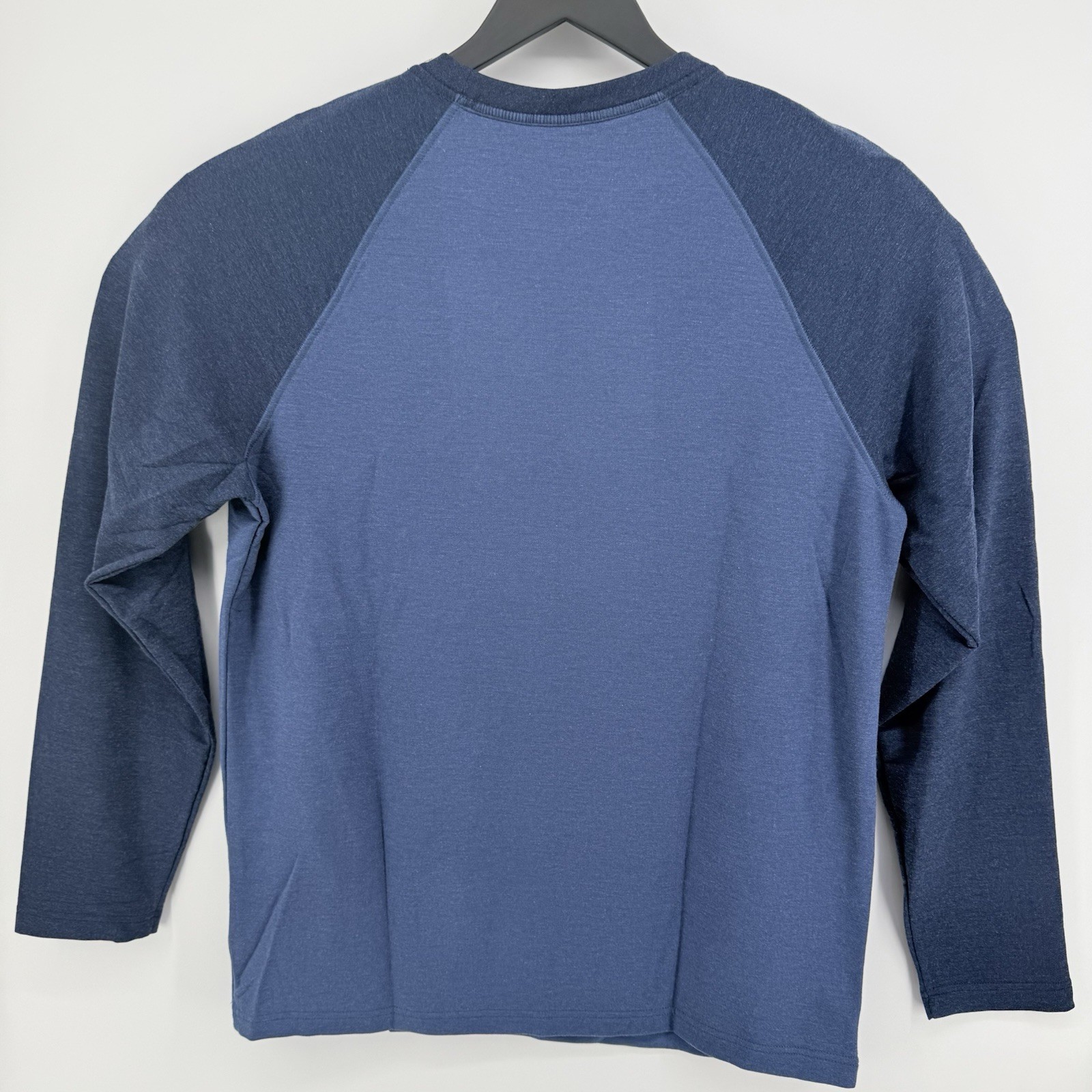 Orvis Classic Collection Pullover Shirt Mens Blue Large Long Sleeve Size L