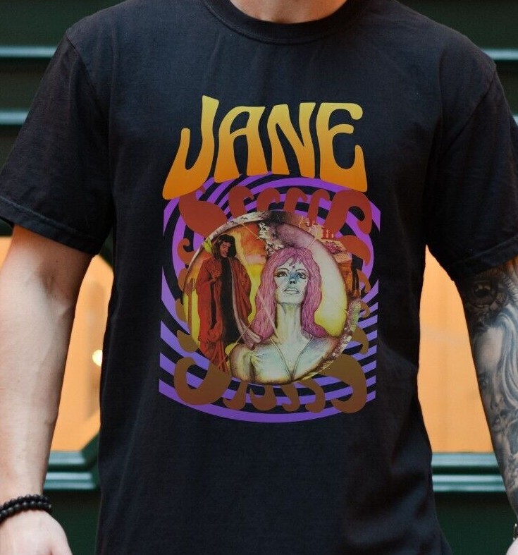 Jane Rock Band T-Shirt on Vintage Black Comfort Colors 1717 Tee