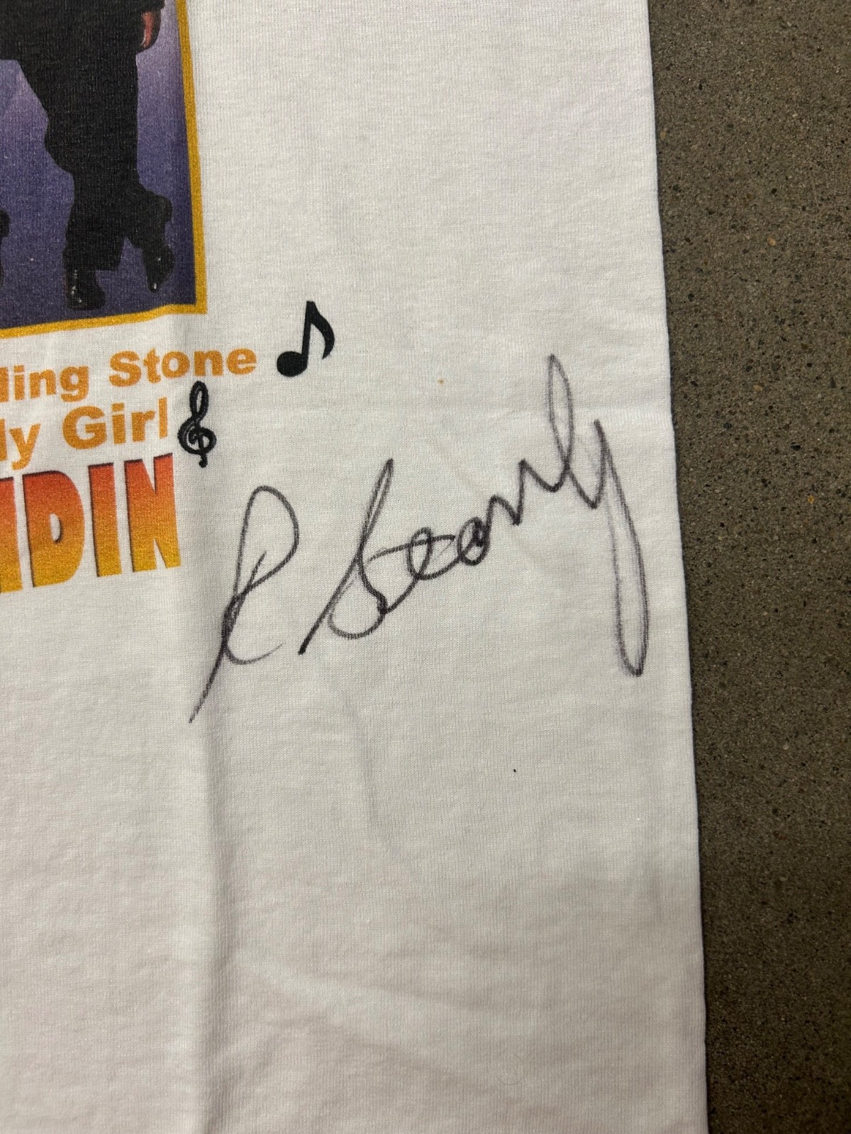 Vintage 00s The Temptations Tribute Signed Mens Band Music Shirt White Large