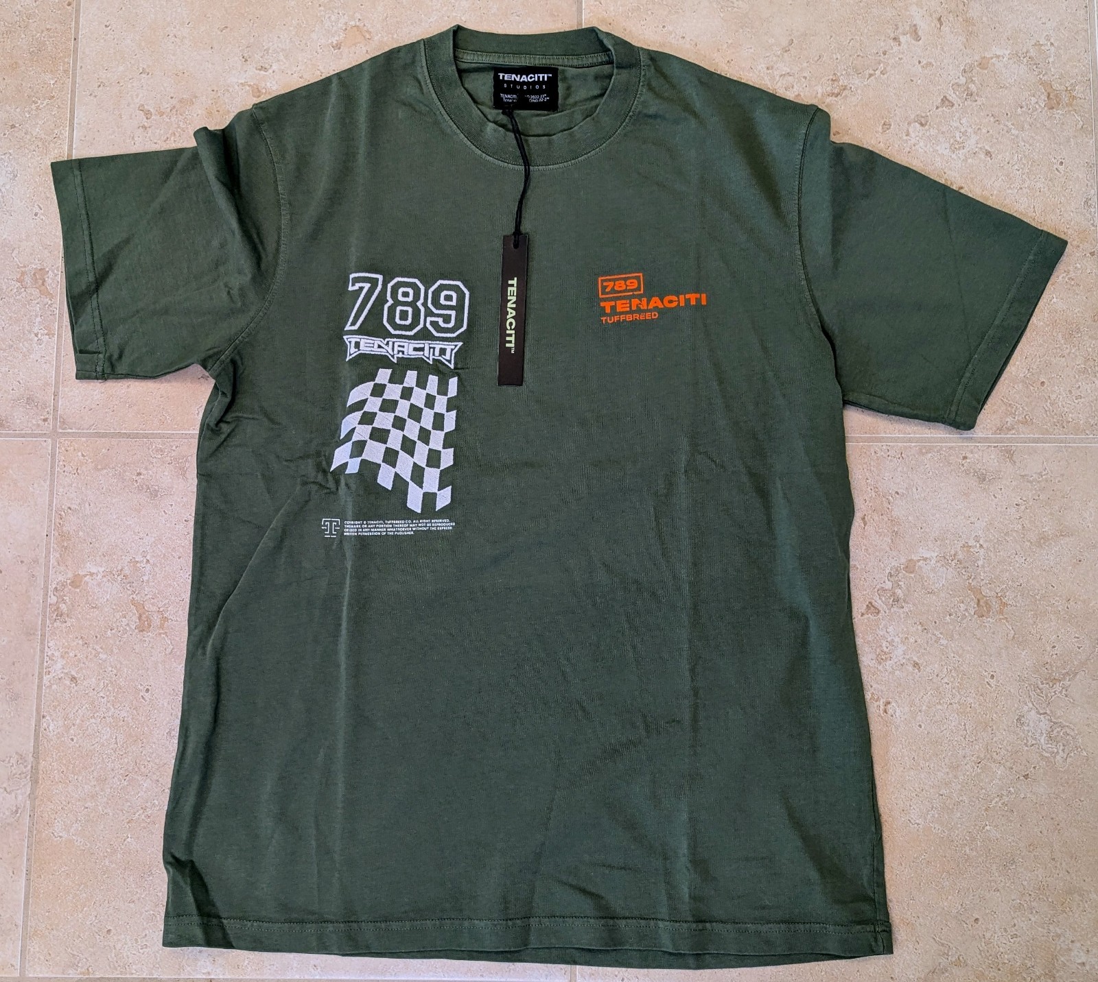 Tenaciti Studios Biker T-Shirt Size XL
