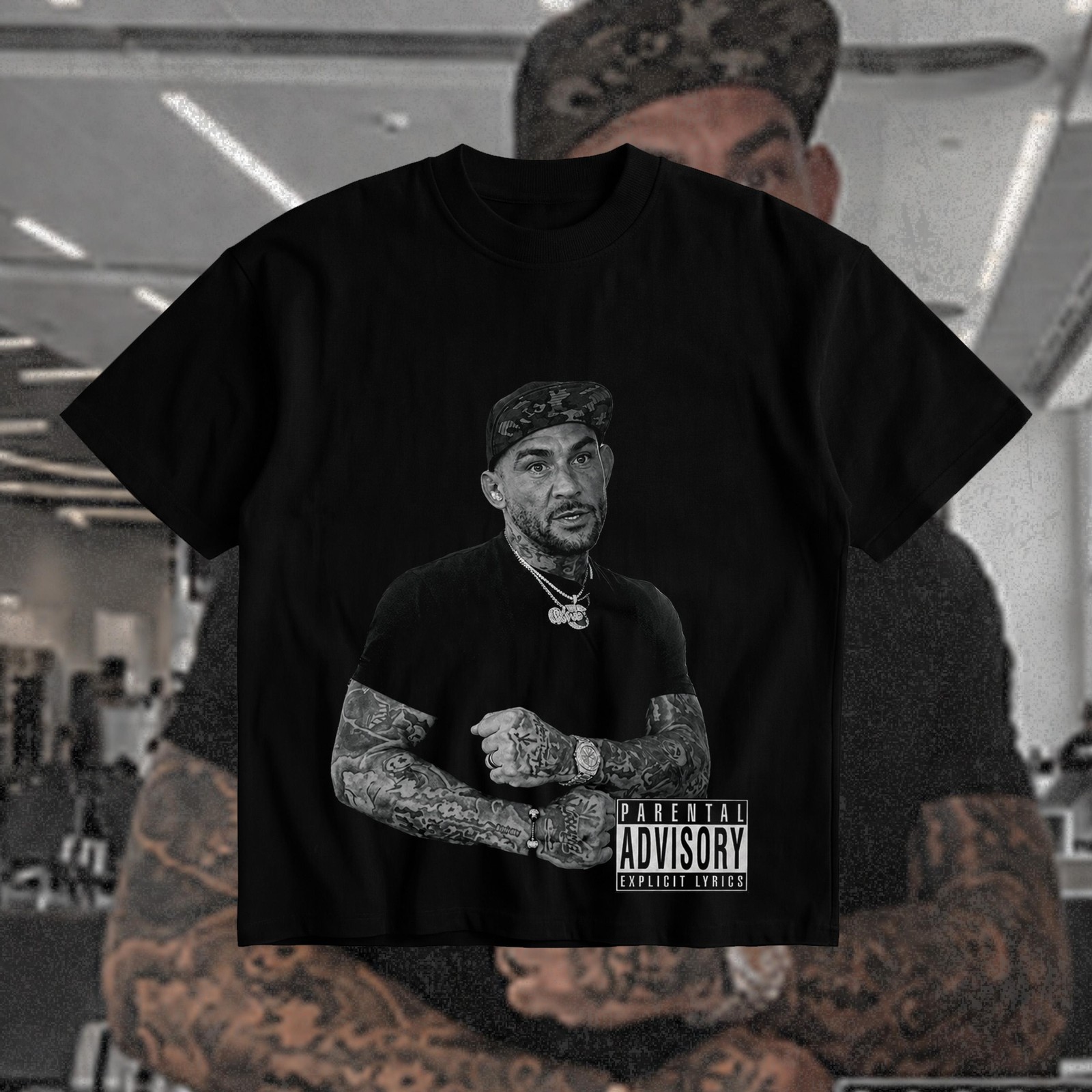 Dustin Poirier “IGBBMN” Cotton T-Shirt Dustin Poirier Graphic Tee UFC Sport