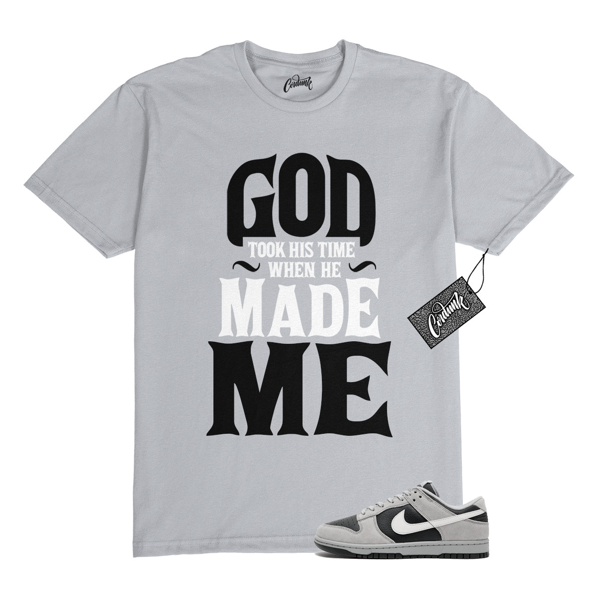 Dunk Light Smoke Grey Anthracite Reflect Silver Black T Shirt to Match GTHT