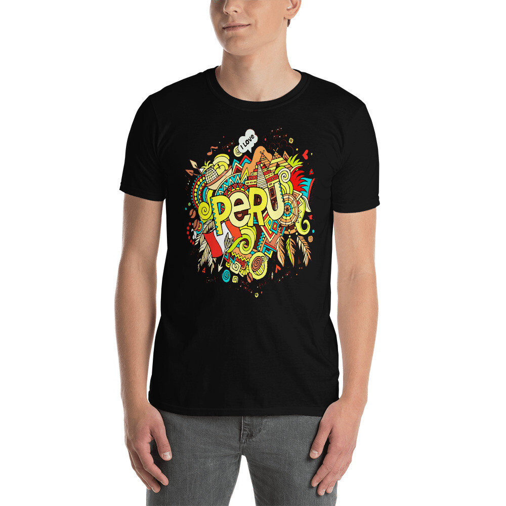 PERU HERMOSO MOSAICO PROUD TO BE PERUVIAN Short-Sleeve Unisex T-Shirt