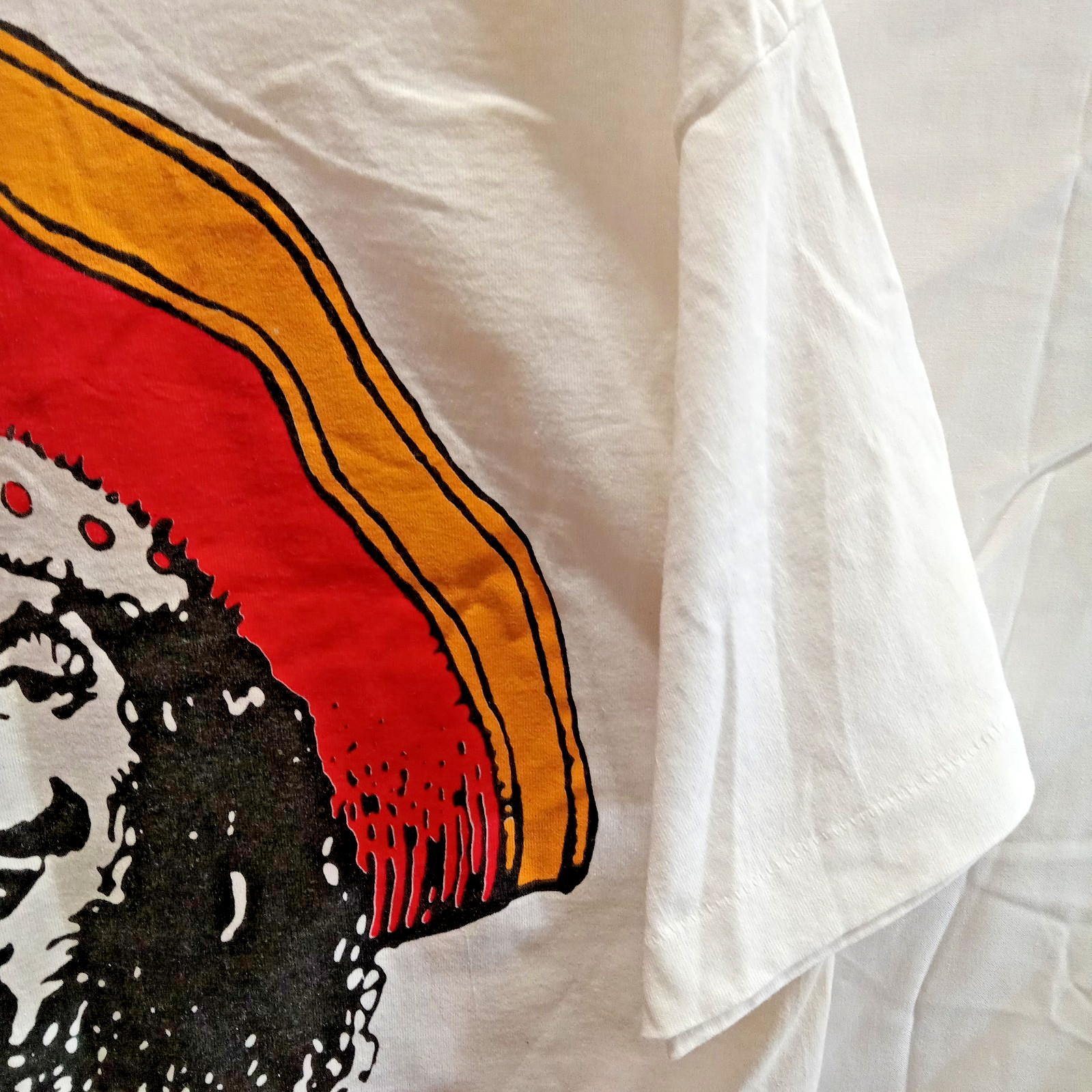 RARE L SINGLE STITCH DOUBLE SIDED PRINT CAPTAIN MORGAN USA T-SHIRT UN-WORN PROM