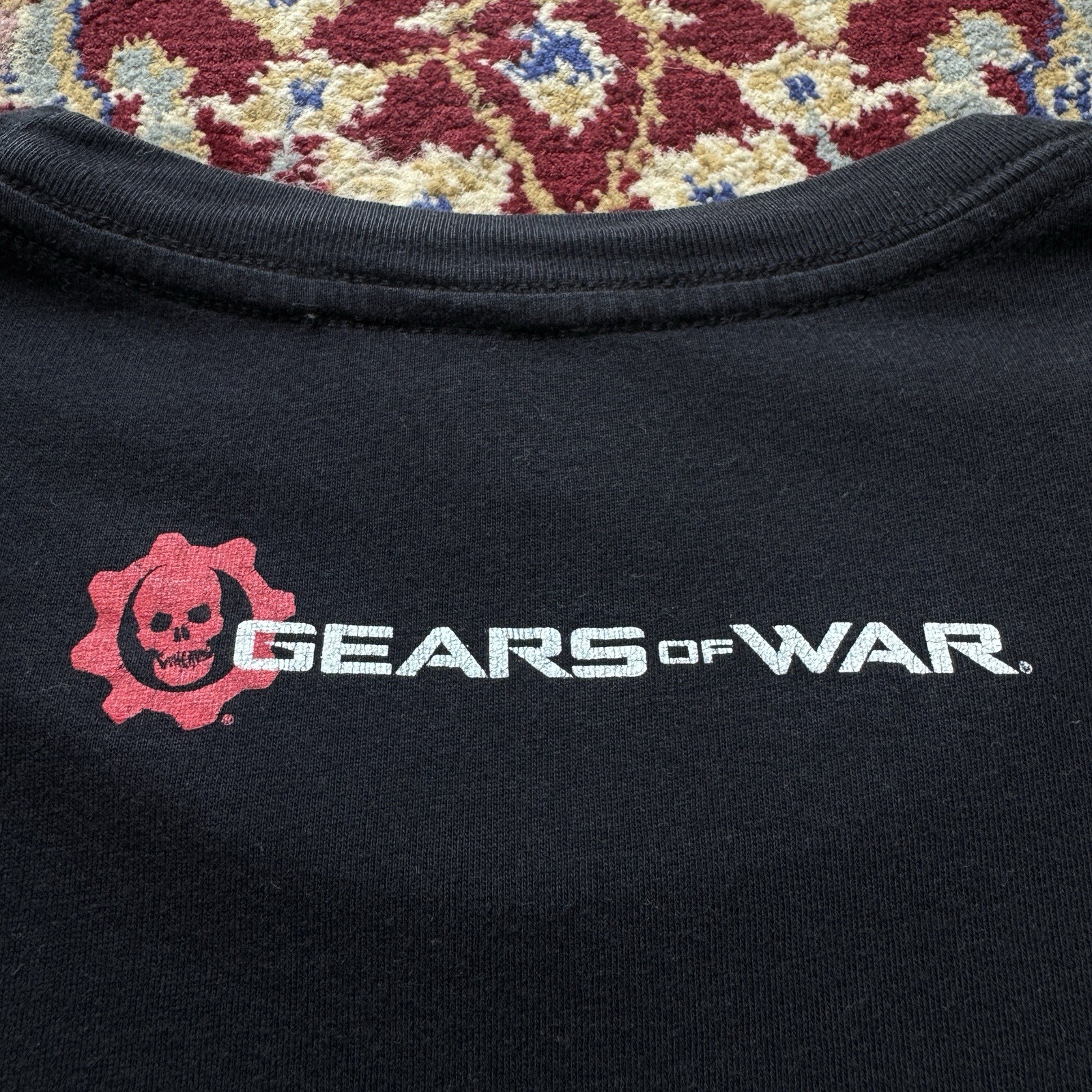 Vintage 2000s Gears Of War 2 Crimson Omen Xbox 360 Promo Video Game T-shirt
