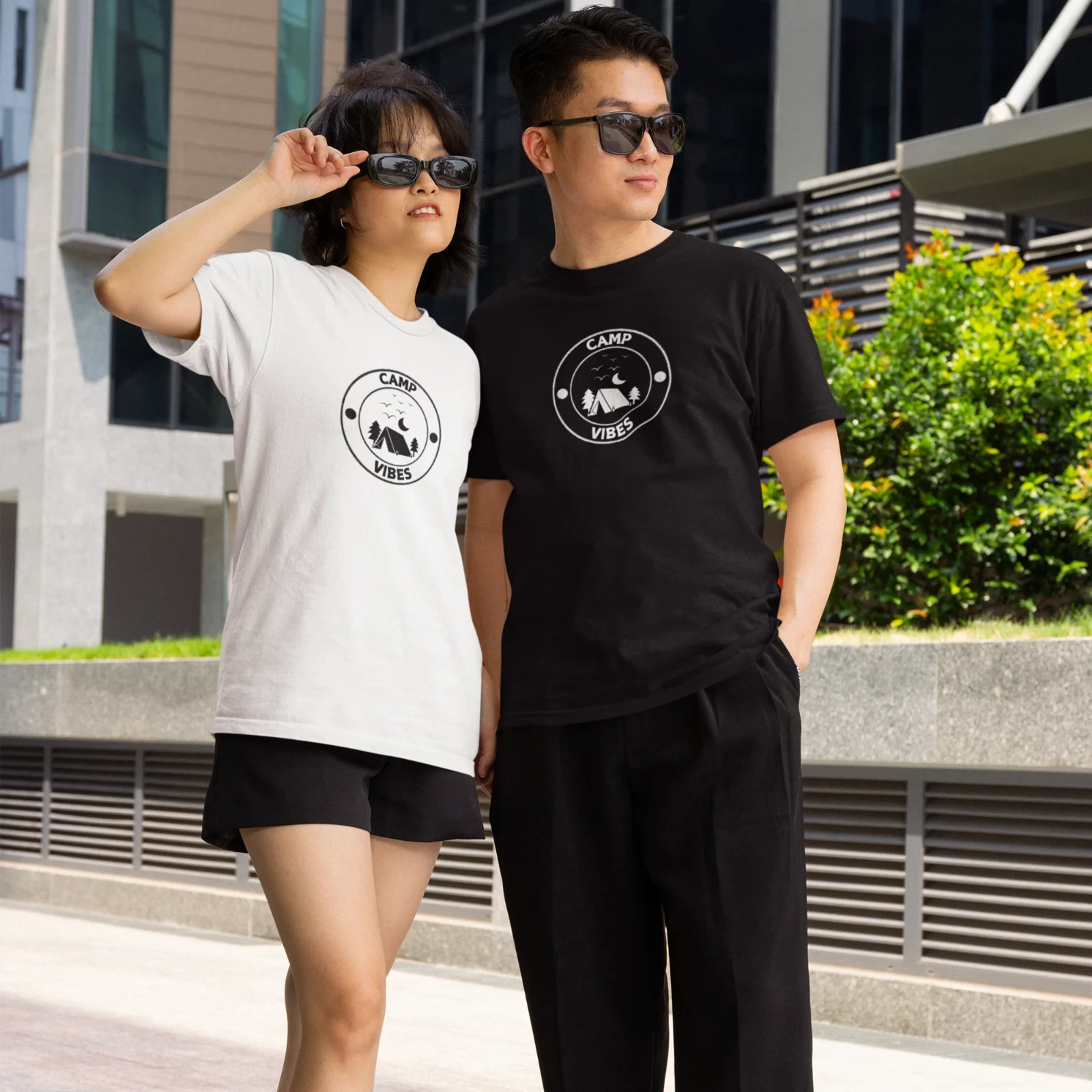 Camping Mood Printed Classic Fit Round Neck T-Shirt – Unisex Casual Wear Tee