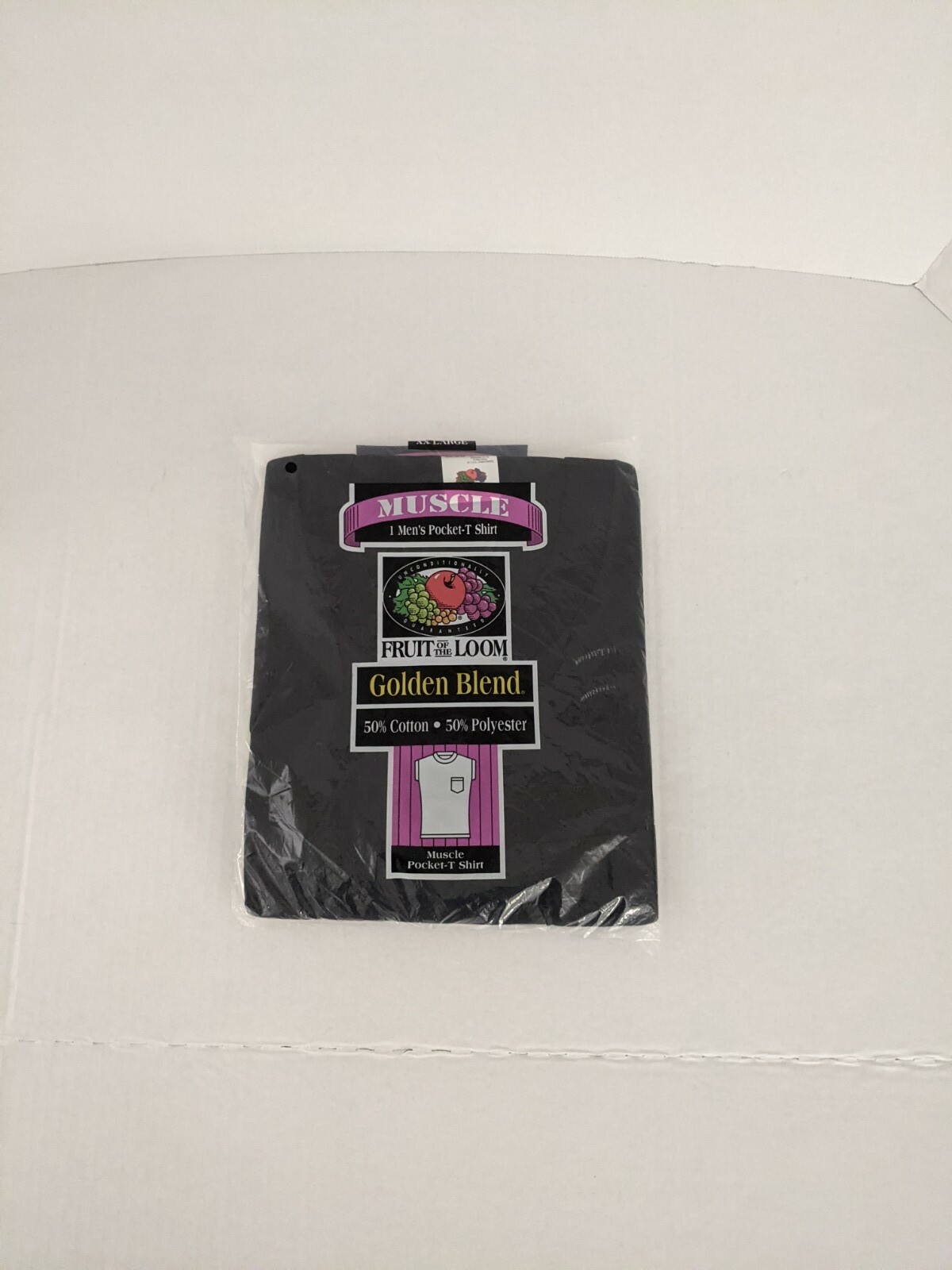 VTG Golden Blend 1996 Fruit of the Loom Pocket T Black Men’s Size XXL * SEALED *