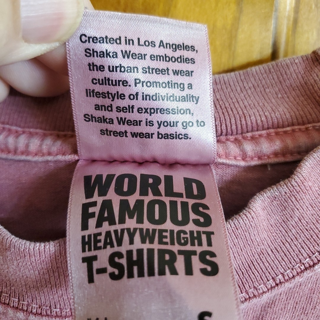 Shaka Wear Adult Max Heavyweight Stylish T Shirt Sz S