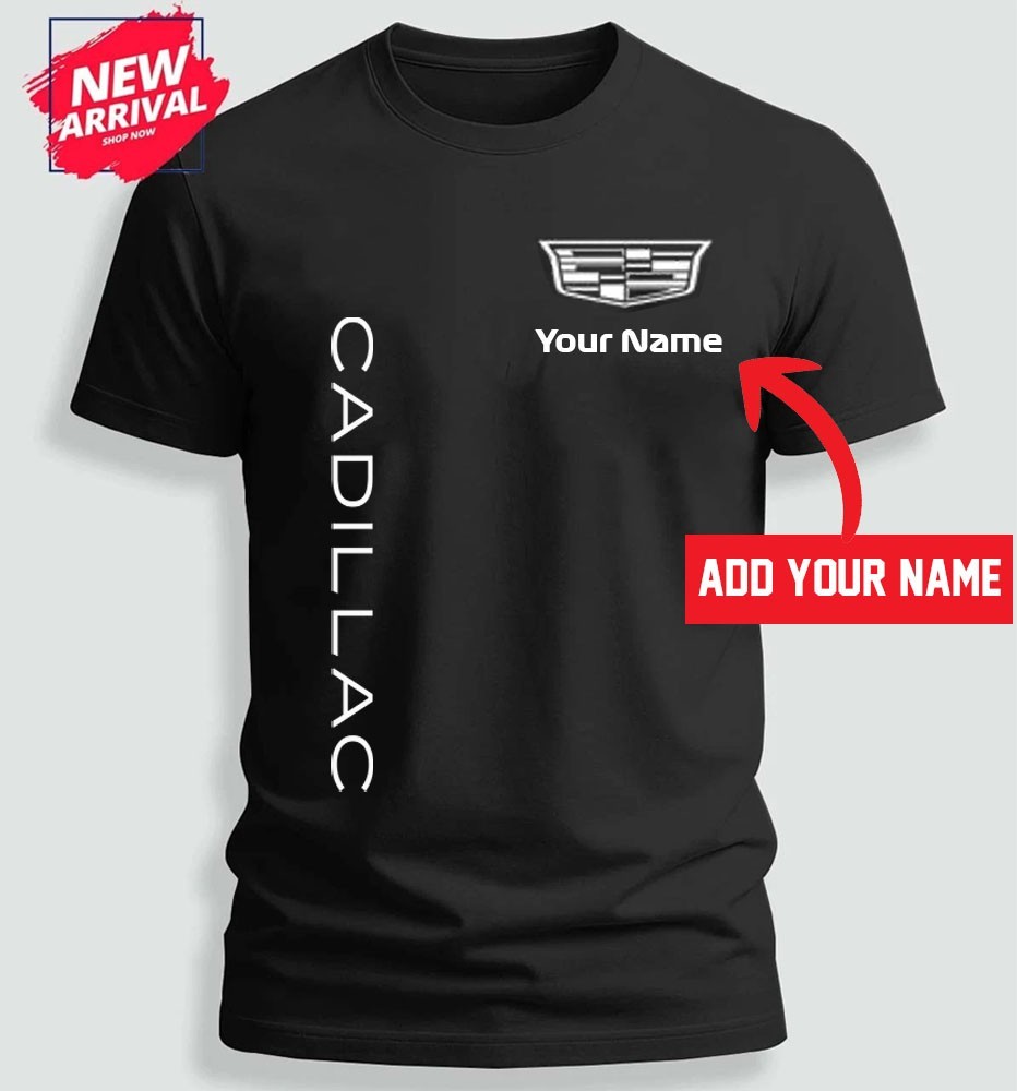 Custom Name – CADILLAC LUXURY SUV CARS SP LOGO T-Shirt Gifts – USA Size S-5XL