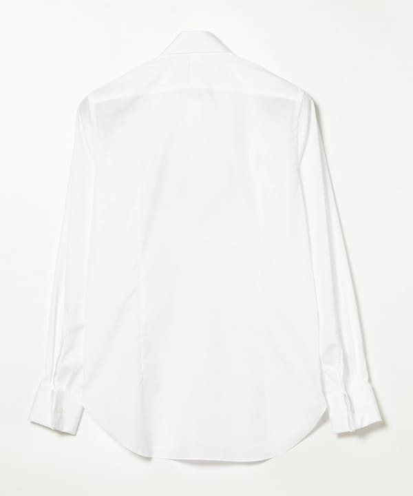 (ASK availability First) BEAMS Broadcloth Double Cuff Wide Collar Shirt New
