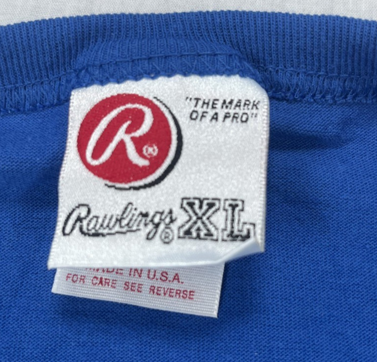 Rawlings “Mark of a Pro” Navy Blue T-Shirt Men’s XL NWT Baseball Tee