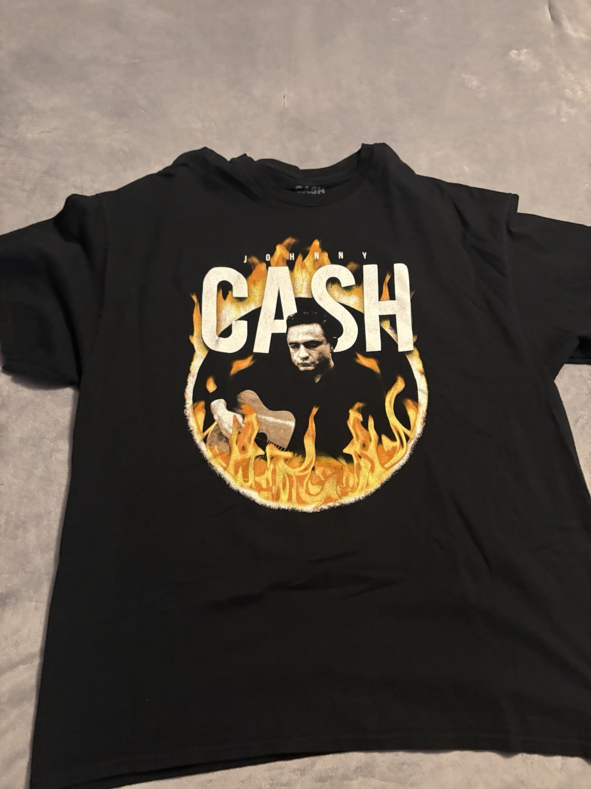 JOHNNY CASH RING OF FIRE T-Shirt 2XL rock concert country