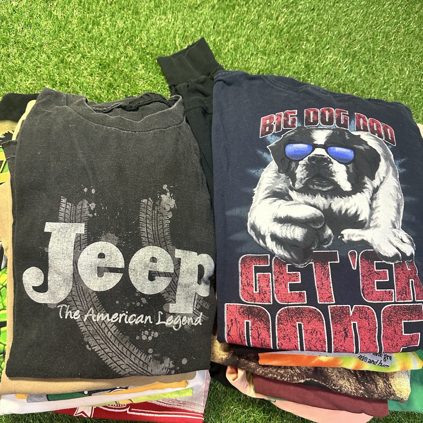 Lot of 20 Modern Graphic T Shirts Mixed Size Wholesale Bulk Reseller Y2K A24
