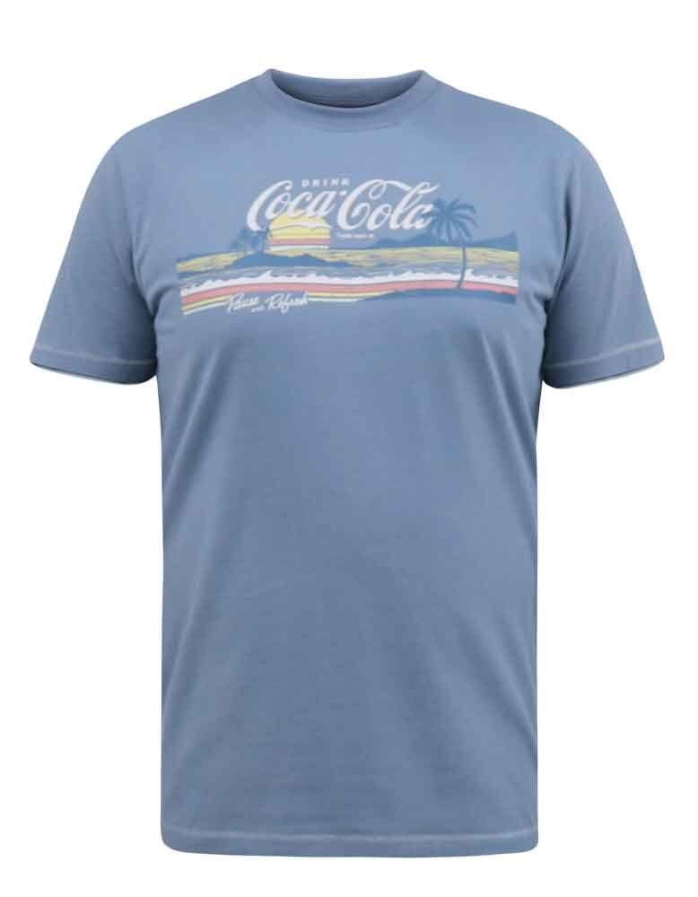 D555 Duke Big Mens Official Coca-Cola Printed T-Shirt 2XL 3XL 4XL 5XL 6XL 601333