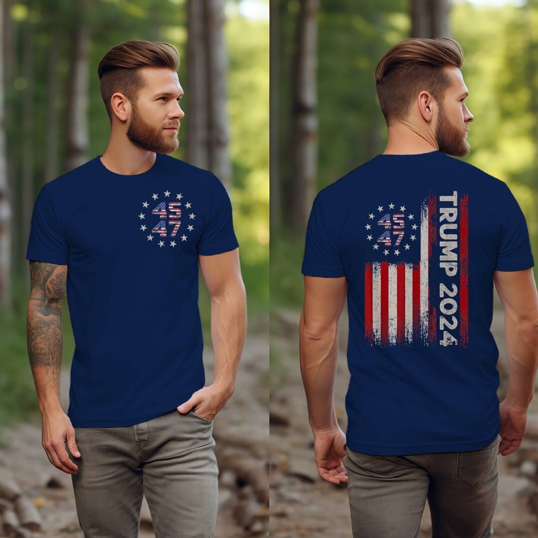 Trump 2024 MAGA 45 47 Missed Me Never Surrender Legend Flag PA Shooting T-Shirt
