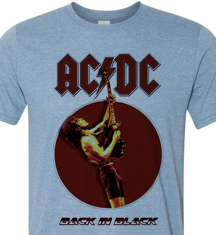 AC/DC – Back In Black – Short Sleeve Tee – Fast Ship