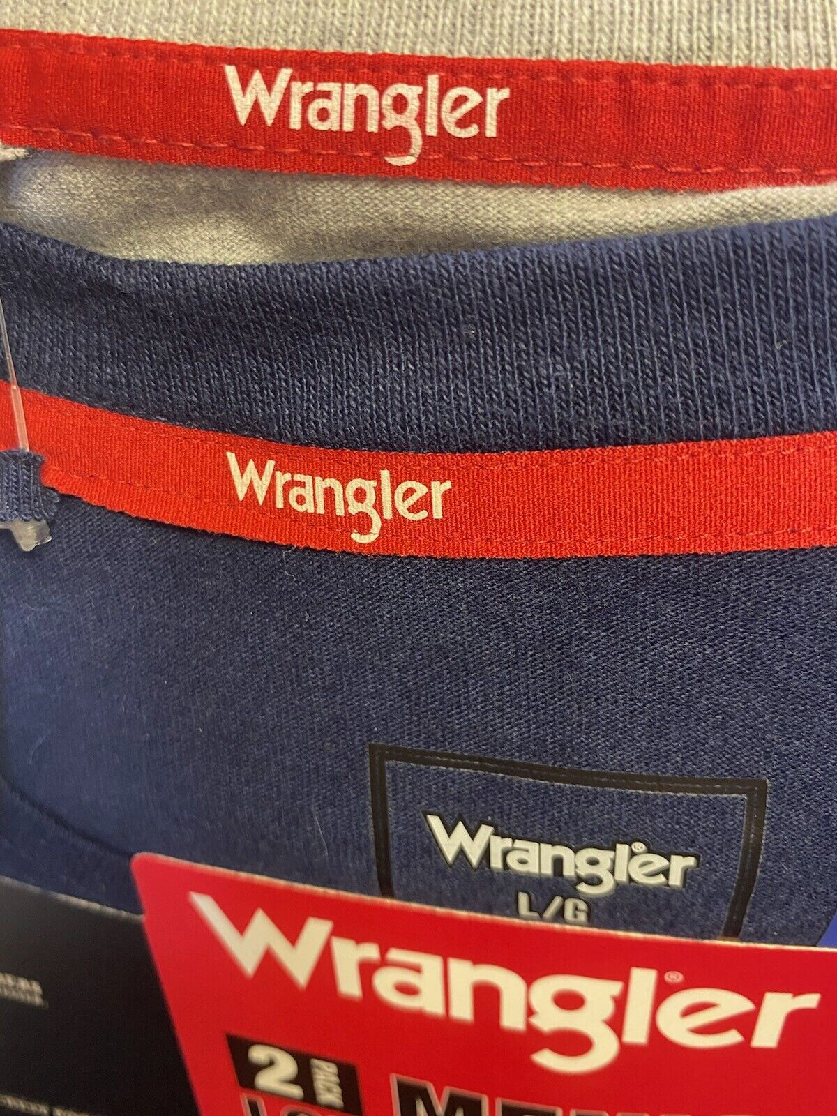 Wrangler Men’s Micro Pique Long Sleeve Tee, 1 or 2- Shirt