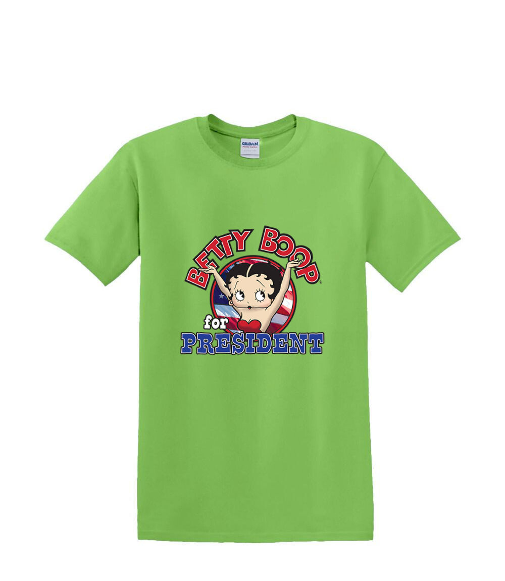 T-Shirt S to 2XL 3XL – BETTY BOOP -for PRESIDENT – Fun Humor Adult