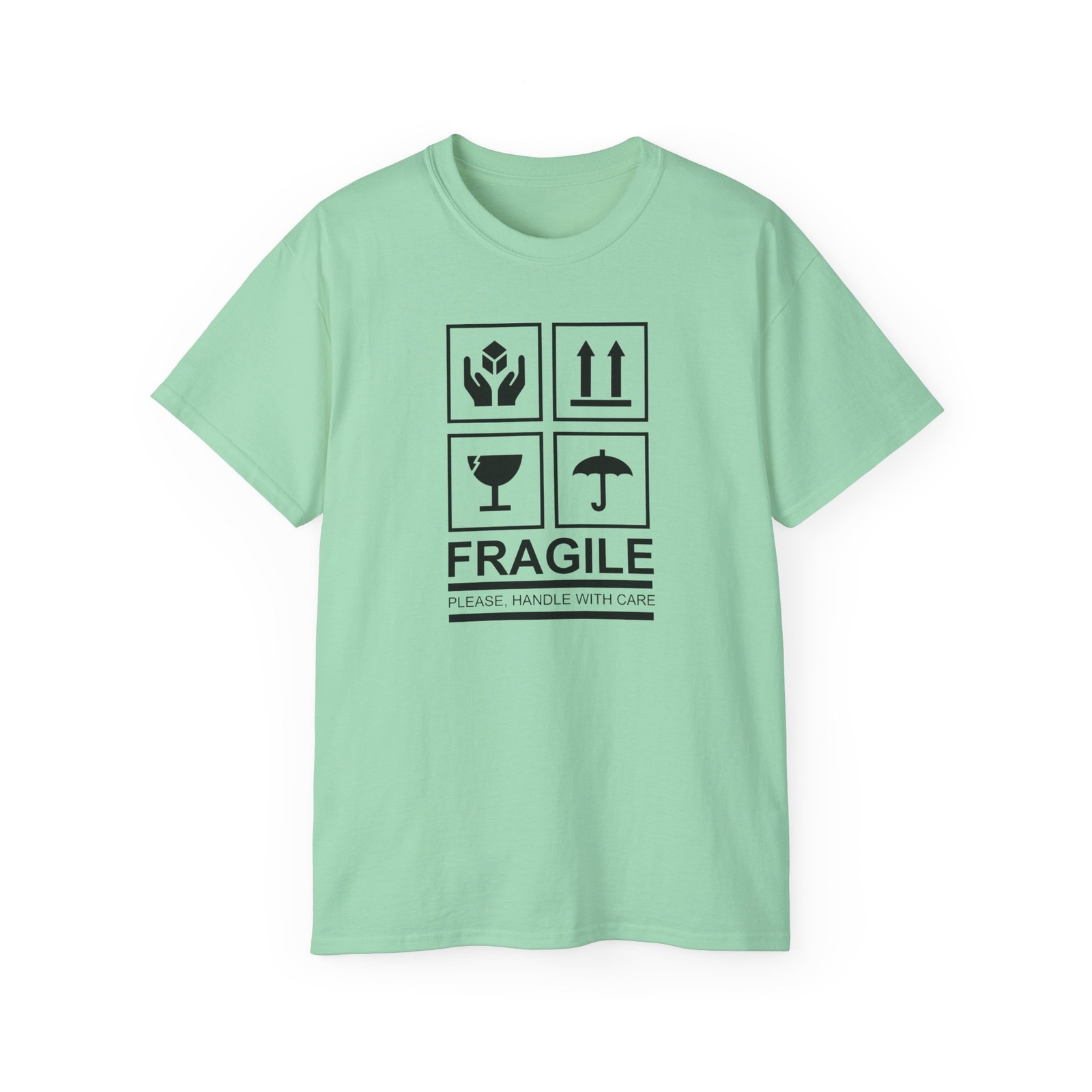 ‘Fragile’ Ultra Cotton Tee – Various Colors