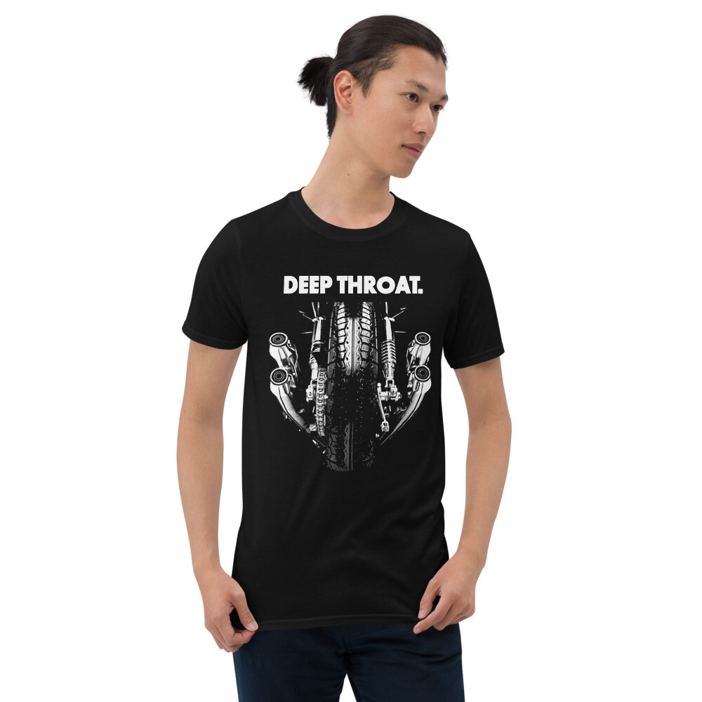 CB750 CB550 CB500 CB400 CB350 “Deep Throat” ad Short-Sleeve Unisex T-Shirt