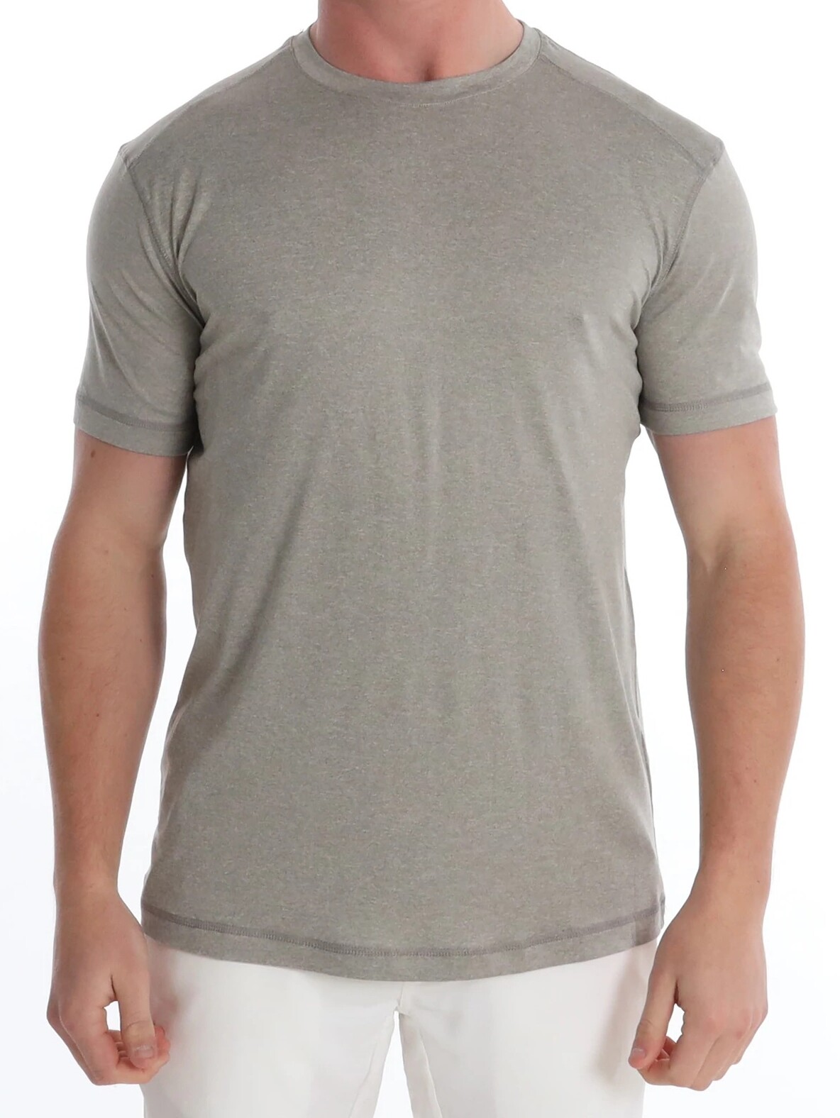 NEW AndersonOrd Butter T Men’s T-Shirt GREY HEATHER Athletic Golf Gym UPF 50+