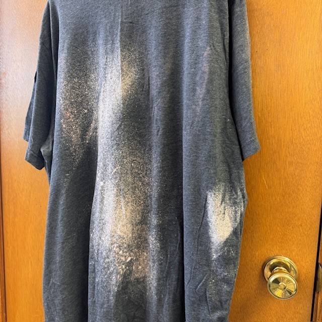 VINTAGE STYLE BLEACH WASH Unisex 3Xl Graphic Tee Just Breathe Self Care Teacher