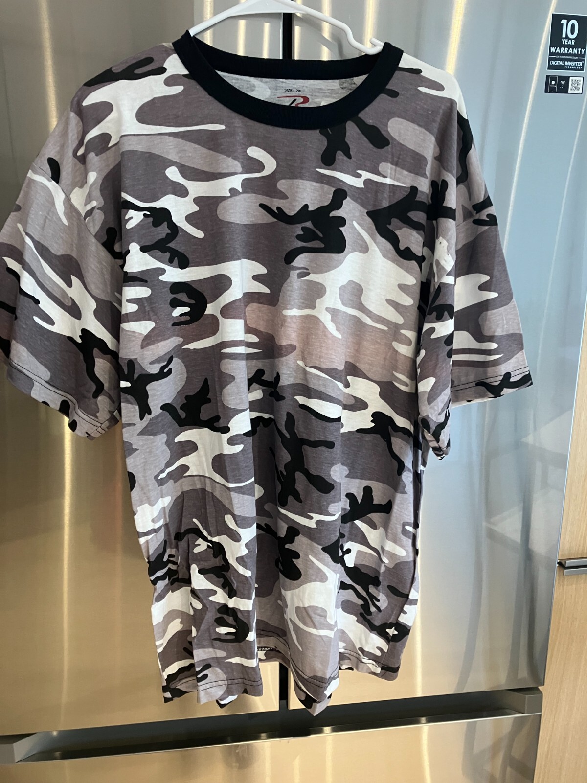 Rothco Military Tactical grey Camouflage short Sleeve t shirt sz 2xl XXL NEW