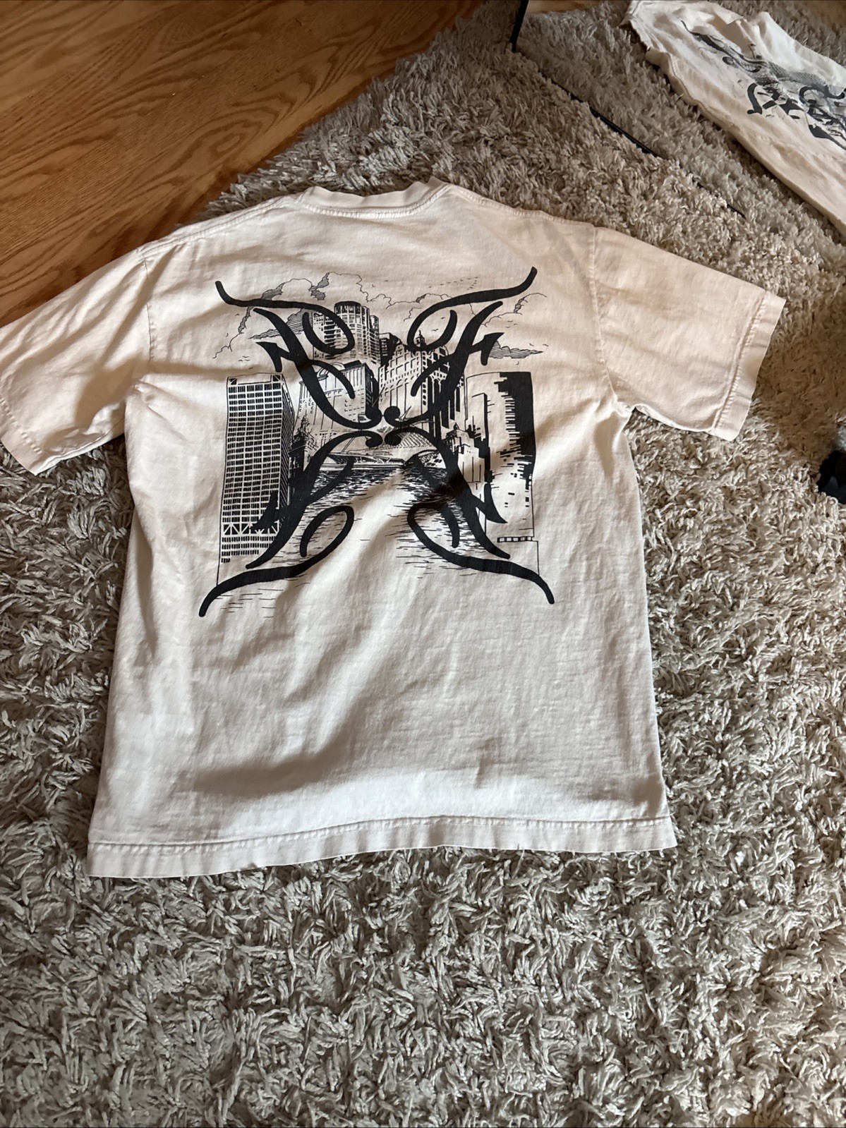 Flashback Milwaukee Off White Collab Tee Shirt Men’s M Short Sleeve Cotton Blend