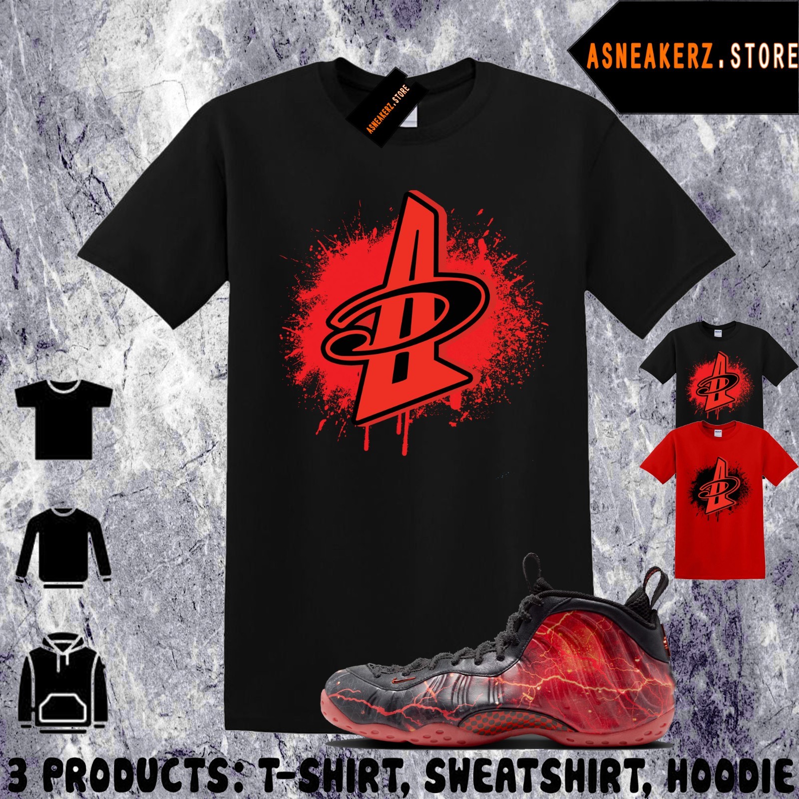 Tee Shirt Matching Foamposite One Upside Down Match Sneaker Number 1 Cent Penny